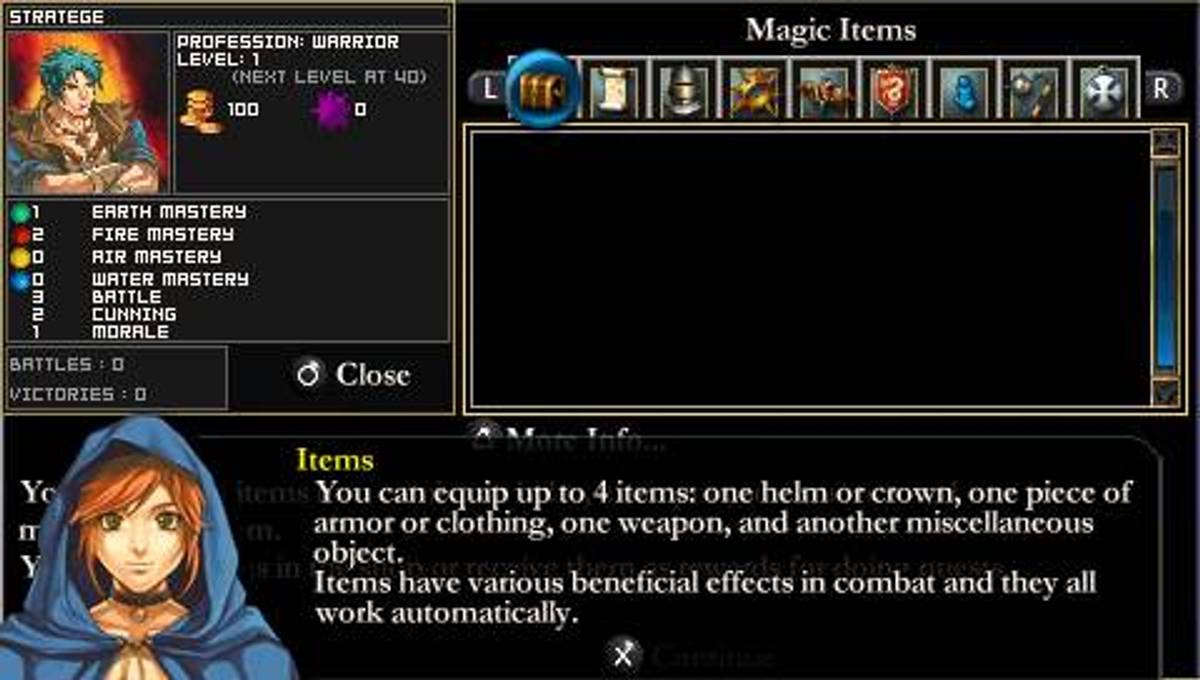 Puzzle Quest: Challenge of the Warlords ISO - PSP screenshot 10