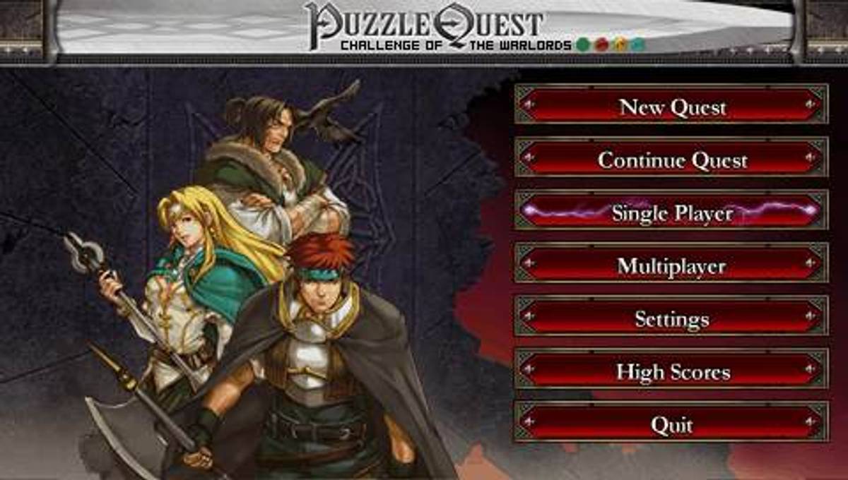 Puzzle Quest: Challenge of the Warlords ISO - PSP screenshot 2