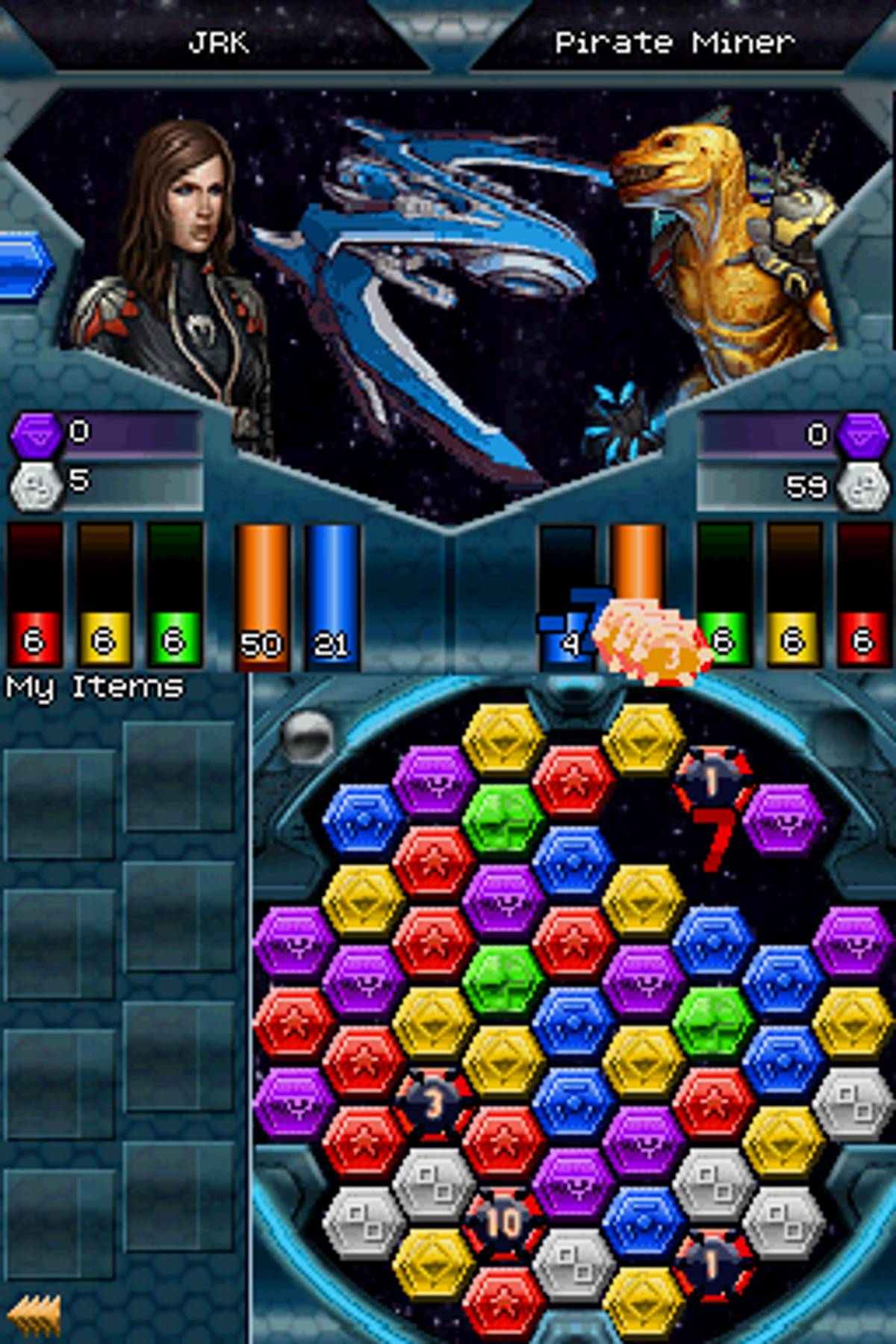Puzzle Quest: Galactrix ROM - NDS screenshot 6