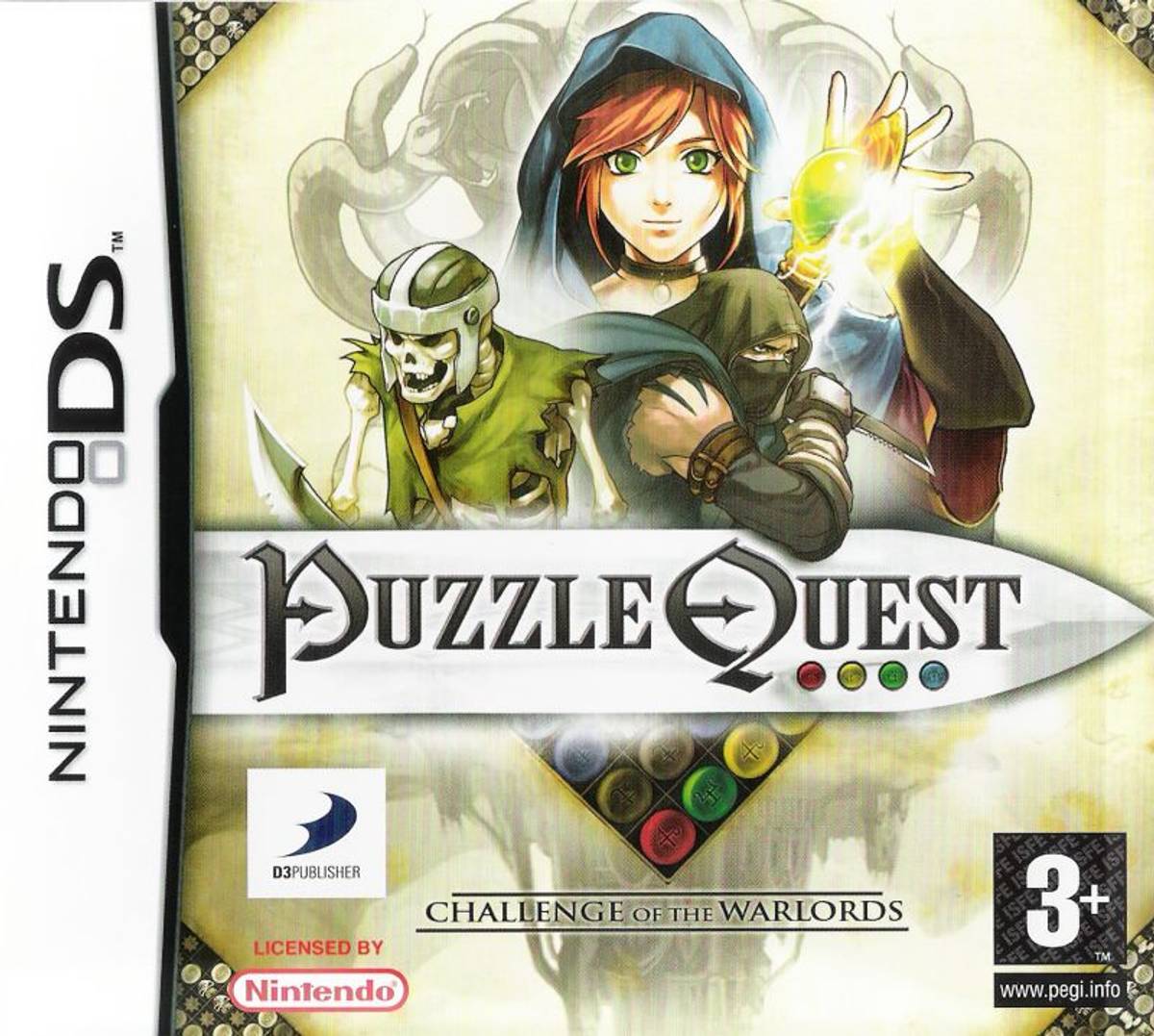 Download Torrent Puzzle Quest: Challenge of the Warlords ROM – NDS