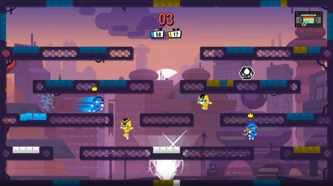 QUADRICOLOR Ultra Sentai Color Ranger-TENOKE screenshot 1