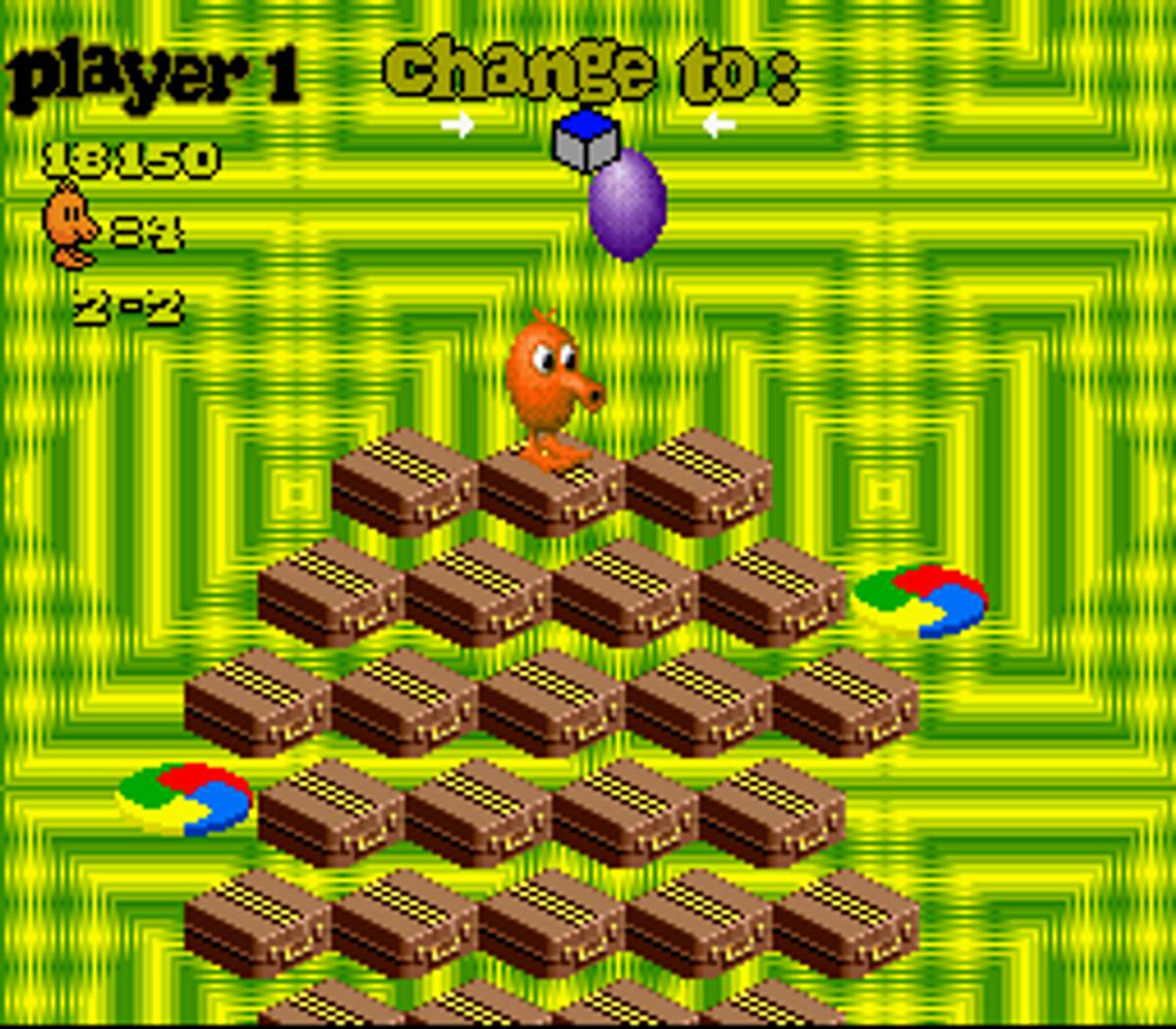 Q*bert 3 ROM - SNES screenshot 10