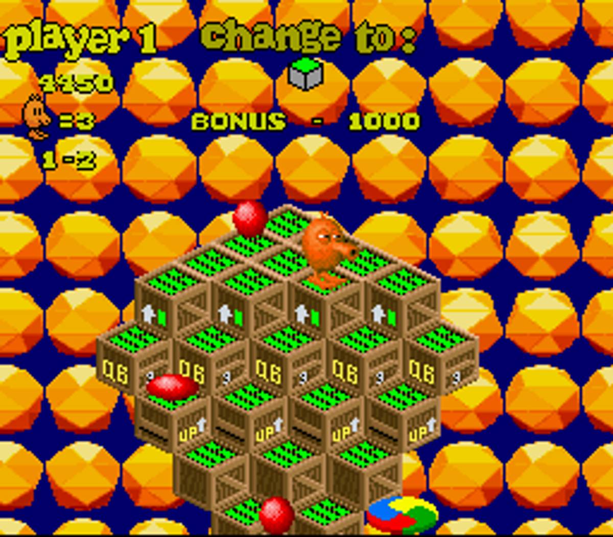 Q*bert 3 ROM - SNES screenshot 6