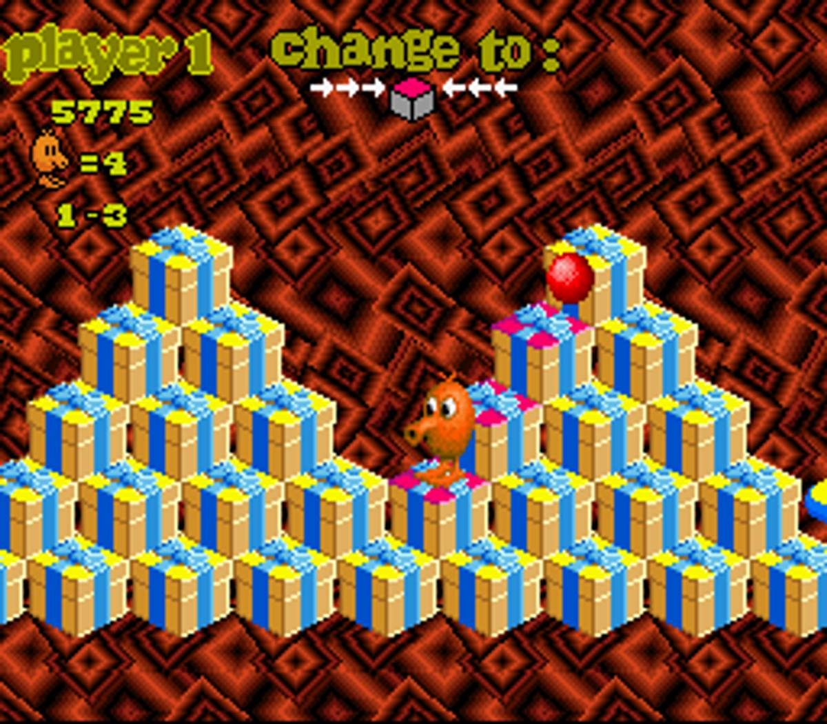 Q*bert 3 ROM - SNES screenshot 7