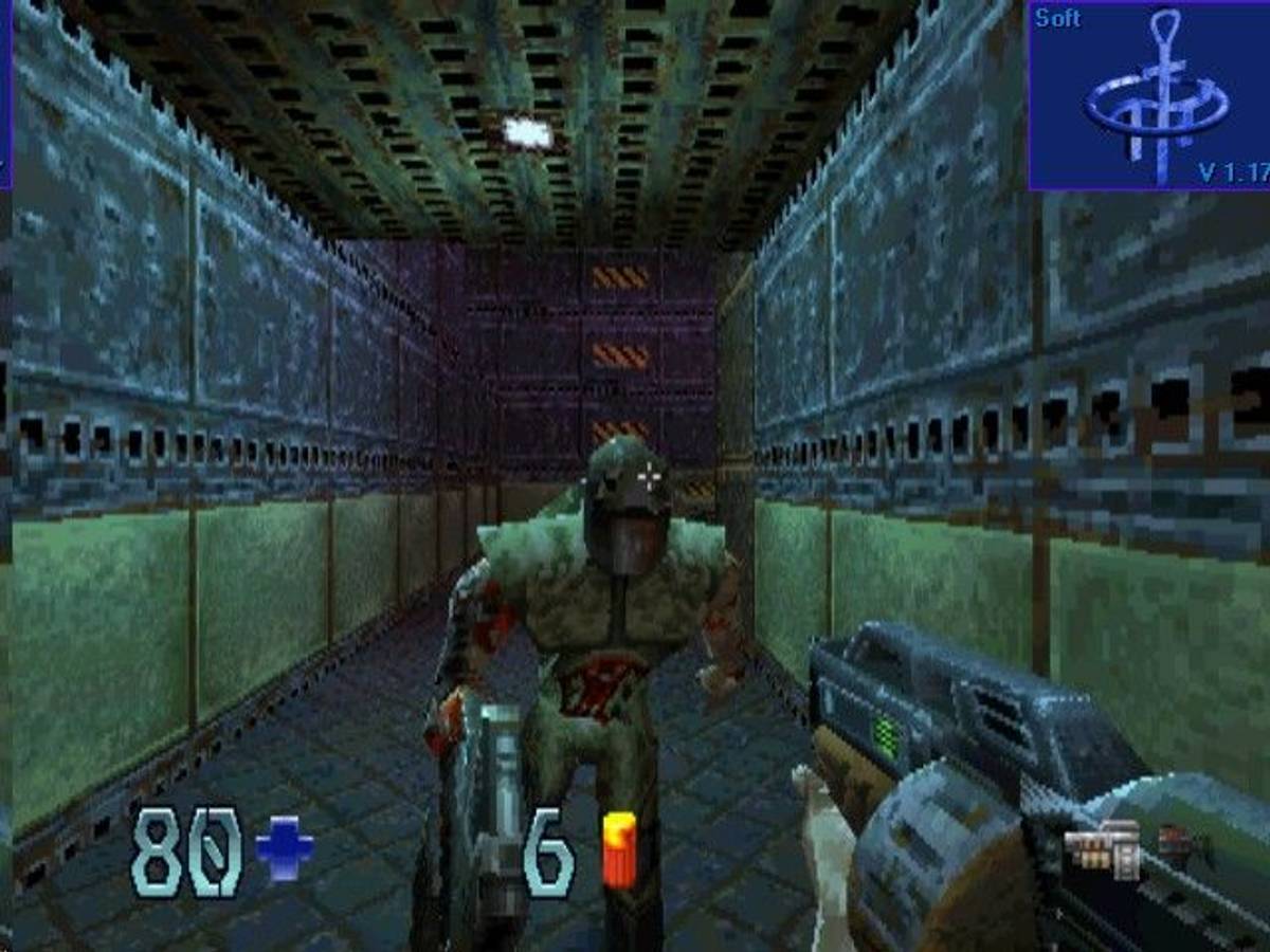 Quake II ISO - PS1 screenshot 4