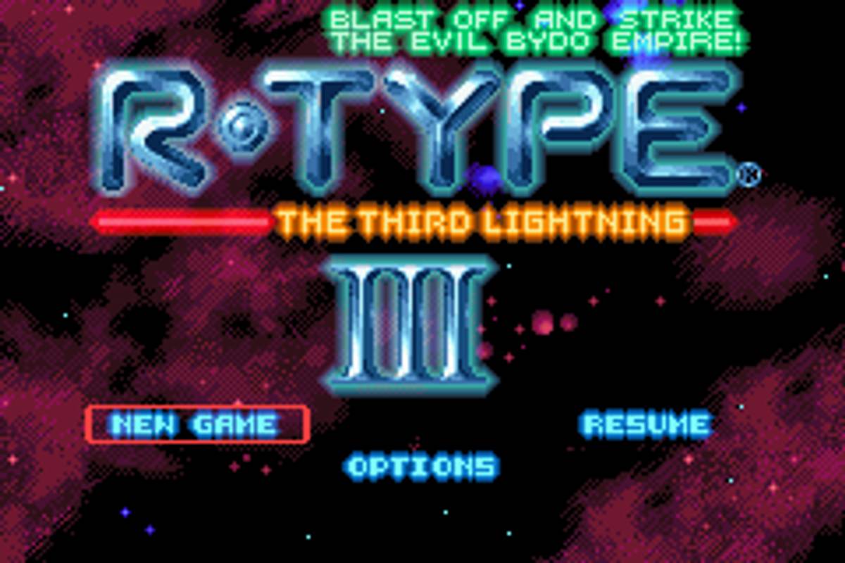 R-Type III: The Third Lightning ROM - GBA screenshot 2