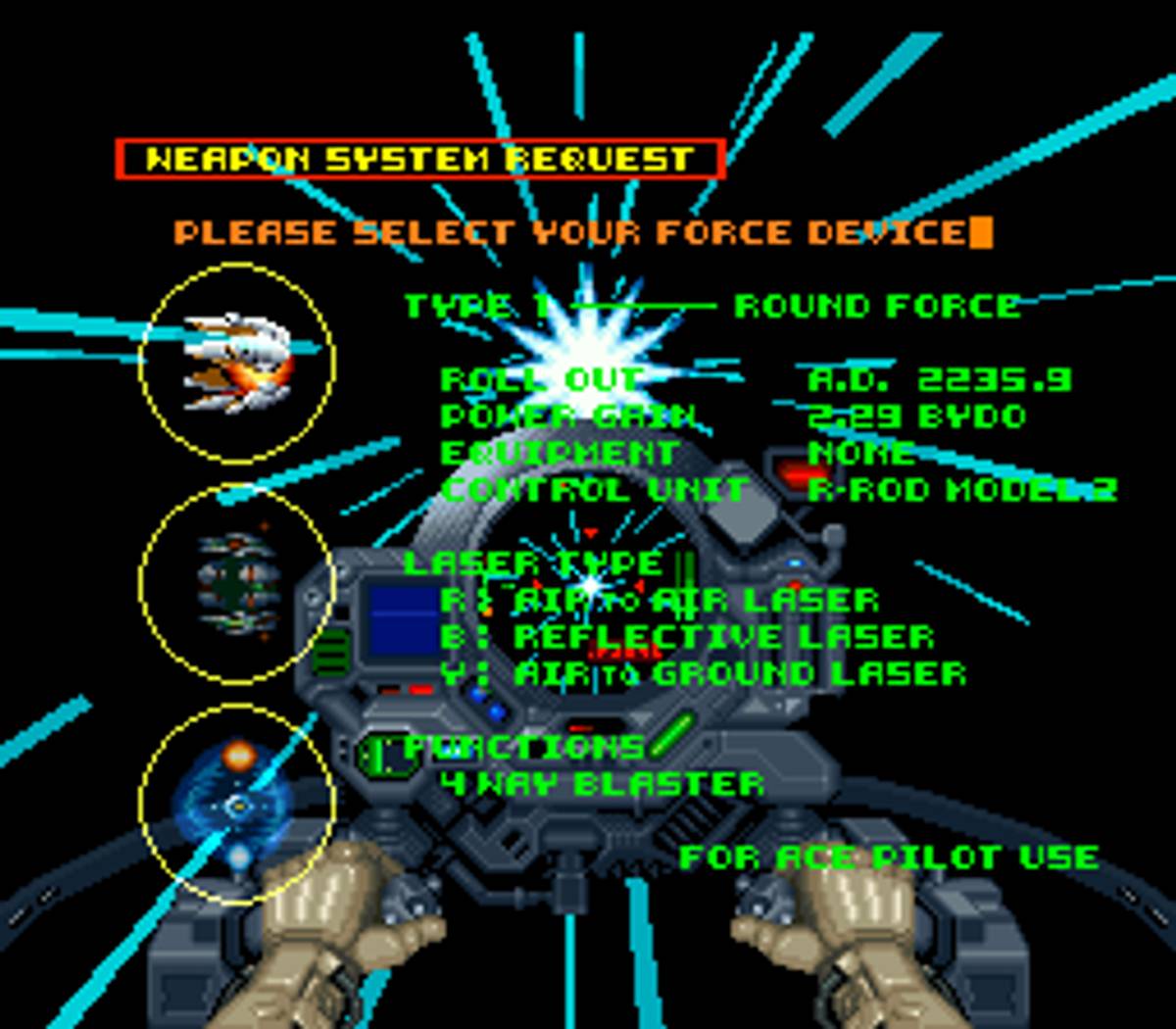 R-Type III: The Third Lightning ROM - SNES screenshot 2