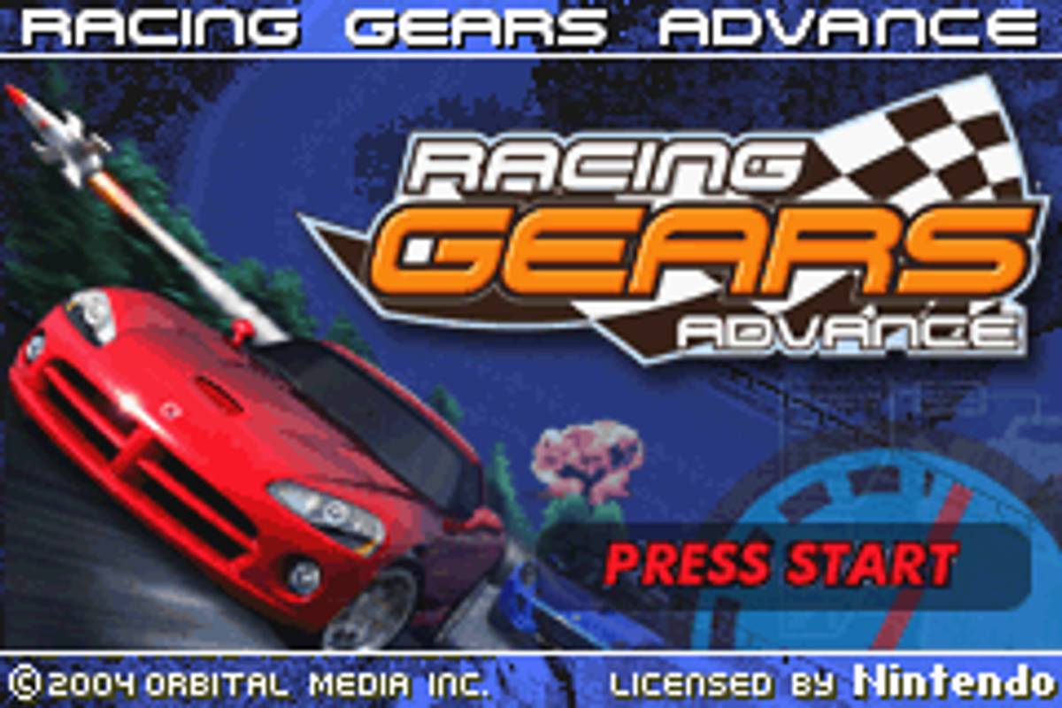 Racing Gears Advance ROM - GBA screenshot 1