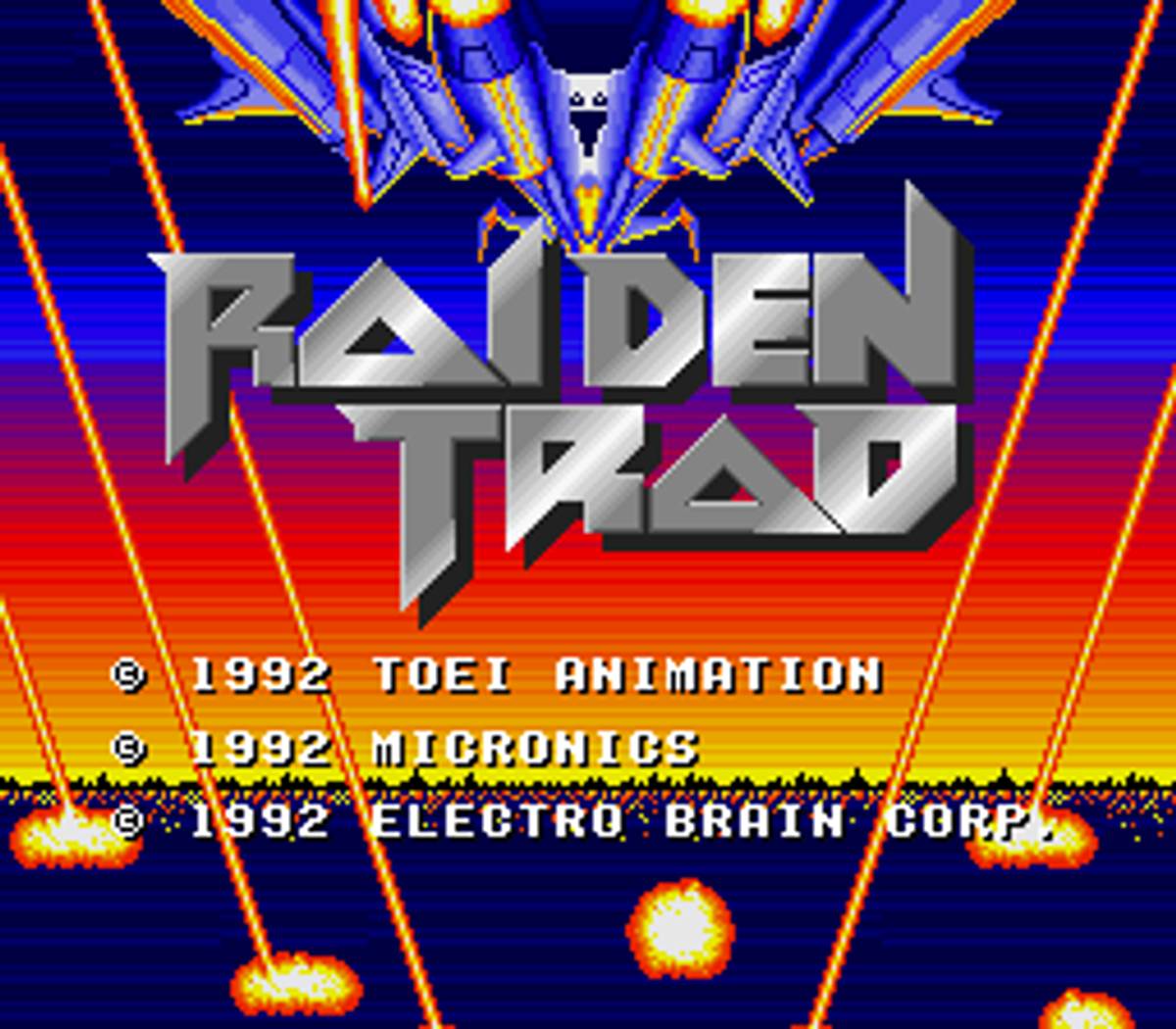 Raiden ROM - SNES screenshot 1