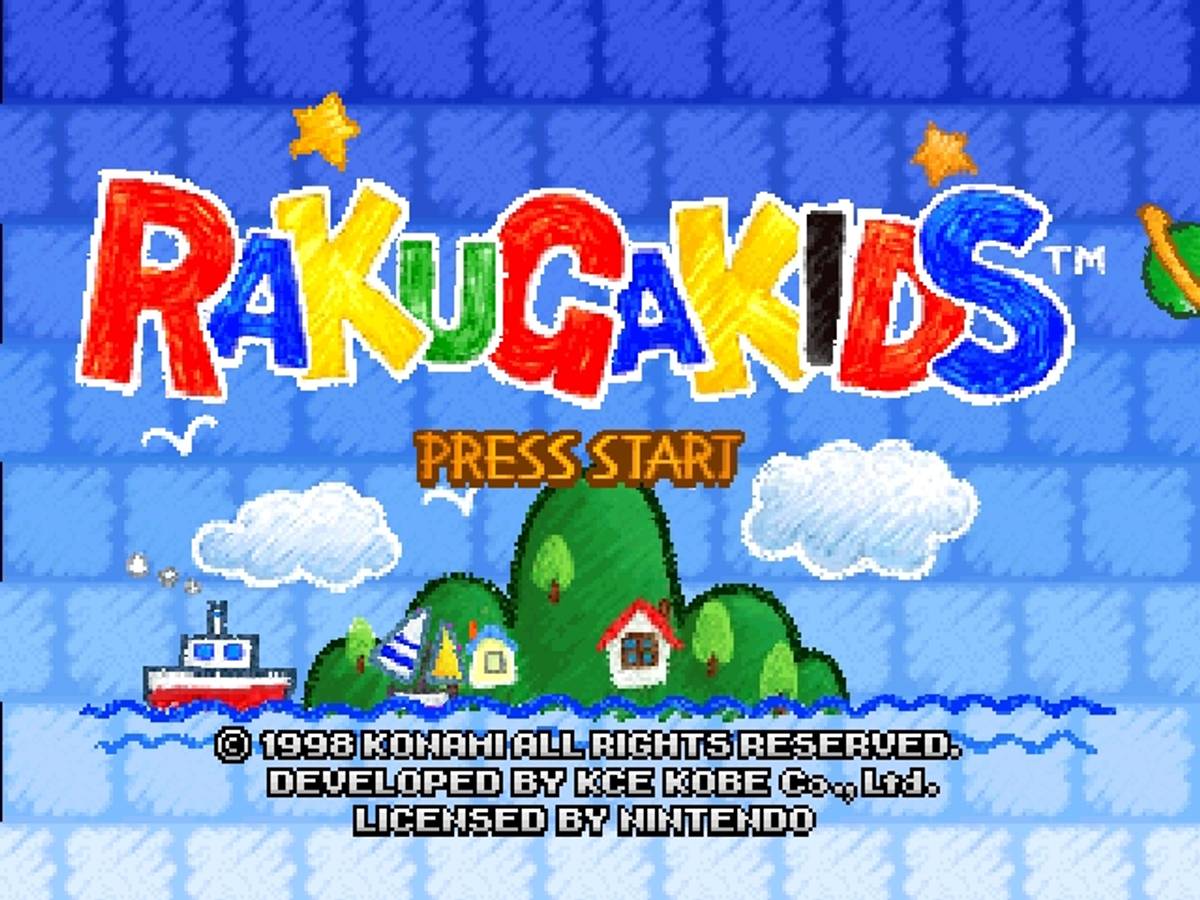 Rakugakids ROM - N64 screenshot 1
