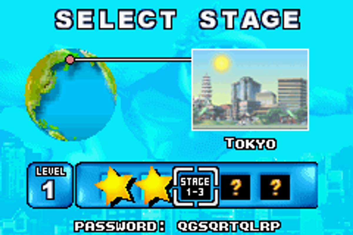 Rampage Puzzle Attack ROM - GBA screenshot 3