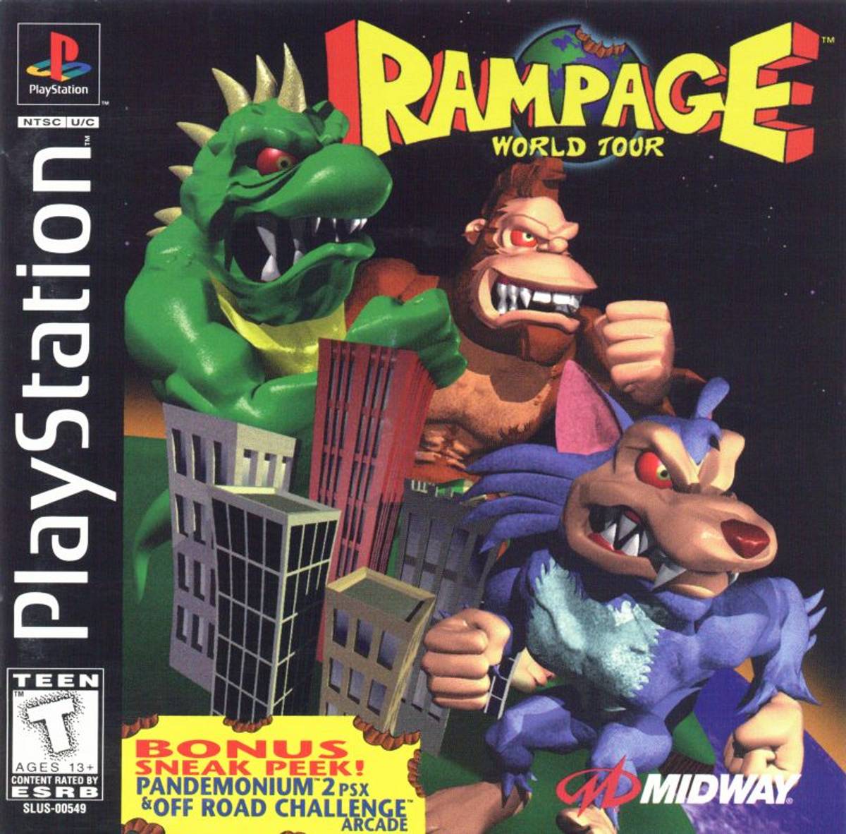 Download Torrent Rampage World Tour ISO – PS1