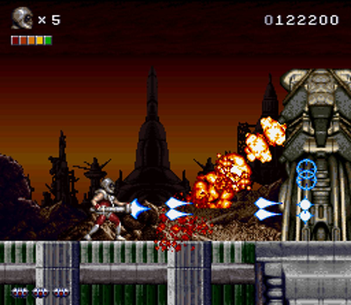 Rendering Ranger R² ROM - SNES screenshot 6