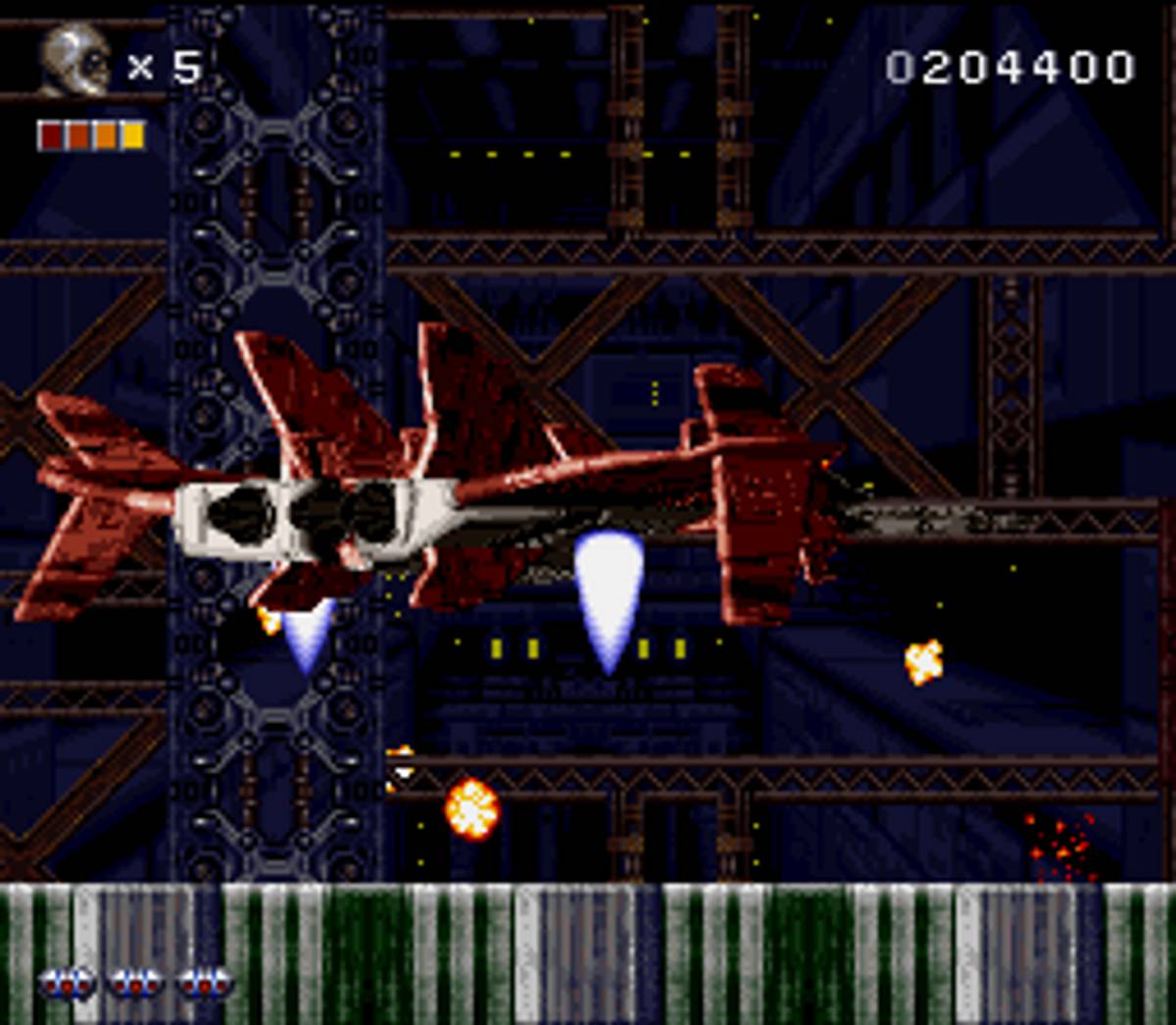 Rendering Ranger R² ROM - SNES screenshot 9