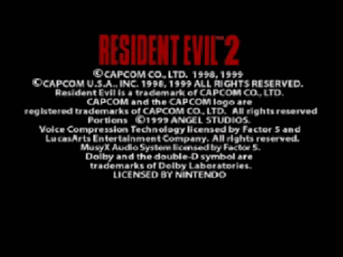 Resident Evil 2 ROM - N64 screenshot 1