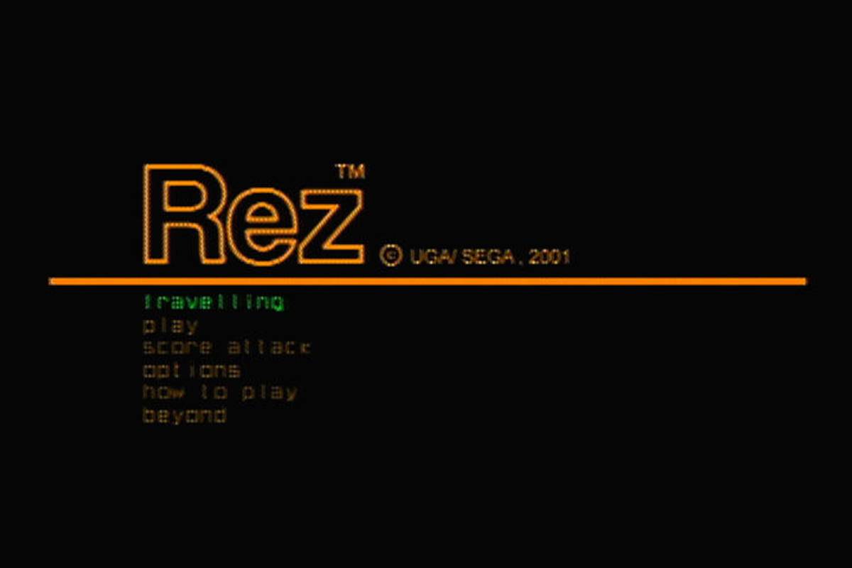 Rez ISO - PS2 screenshot 2