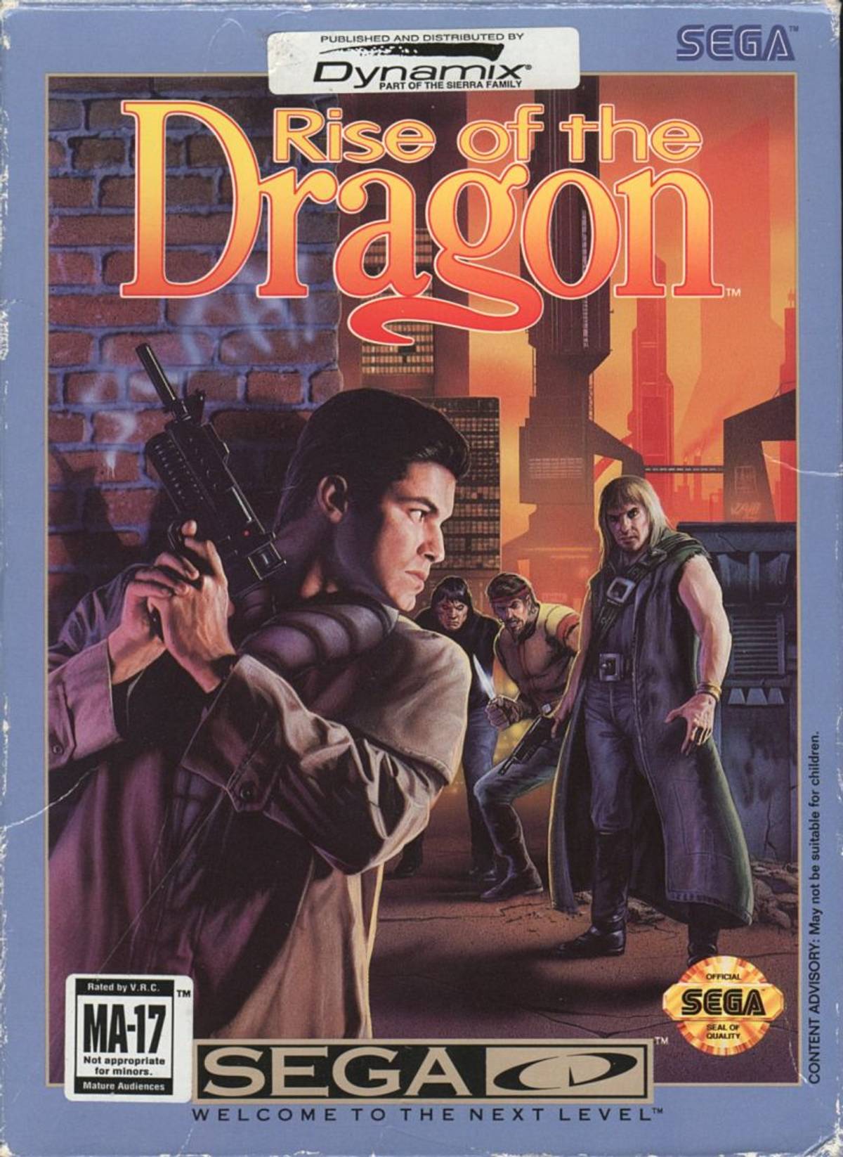 Download Torrent Rise of the Dragon ROM – Genesis