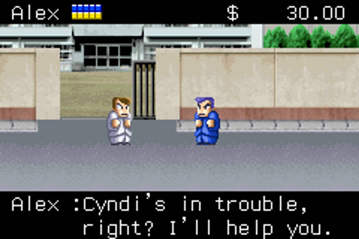 River City Ransom EX ROM - GBA screenshot 3