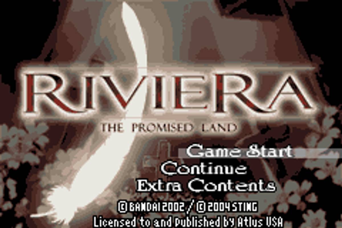 Riviera: The Promised Land ROM - GBA screenshot 1