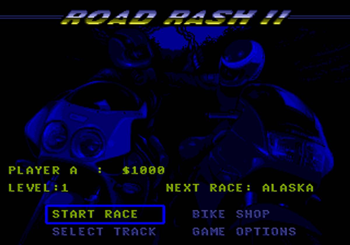 Road Rash II ROM - Genesis screenshot 2