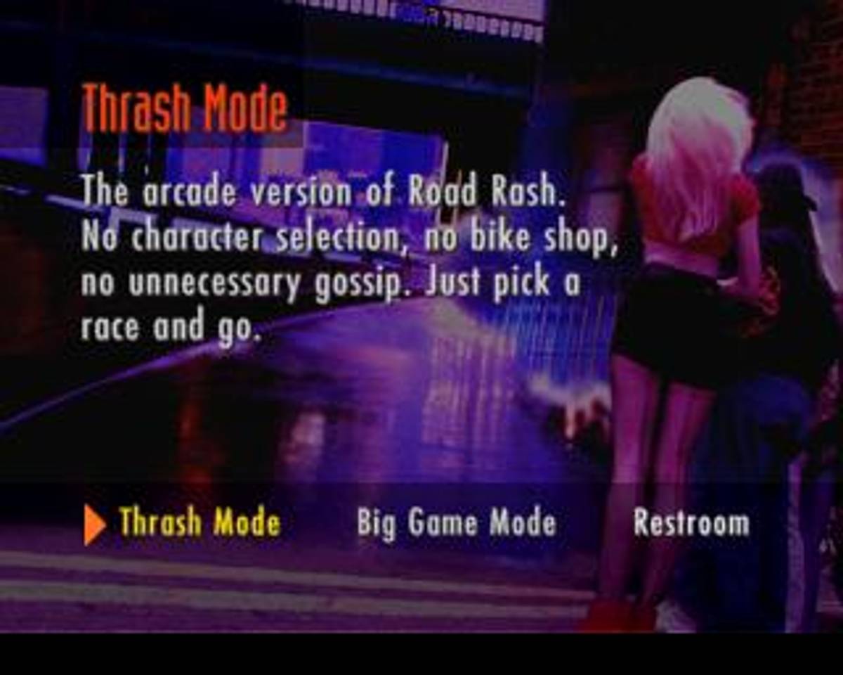 Road Rash ISO - PS1 screenshot 1