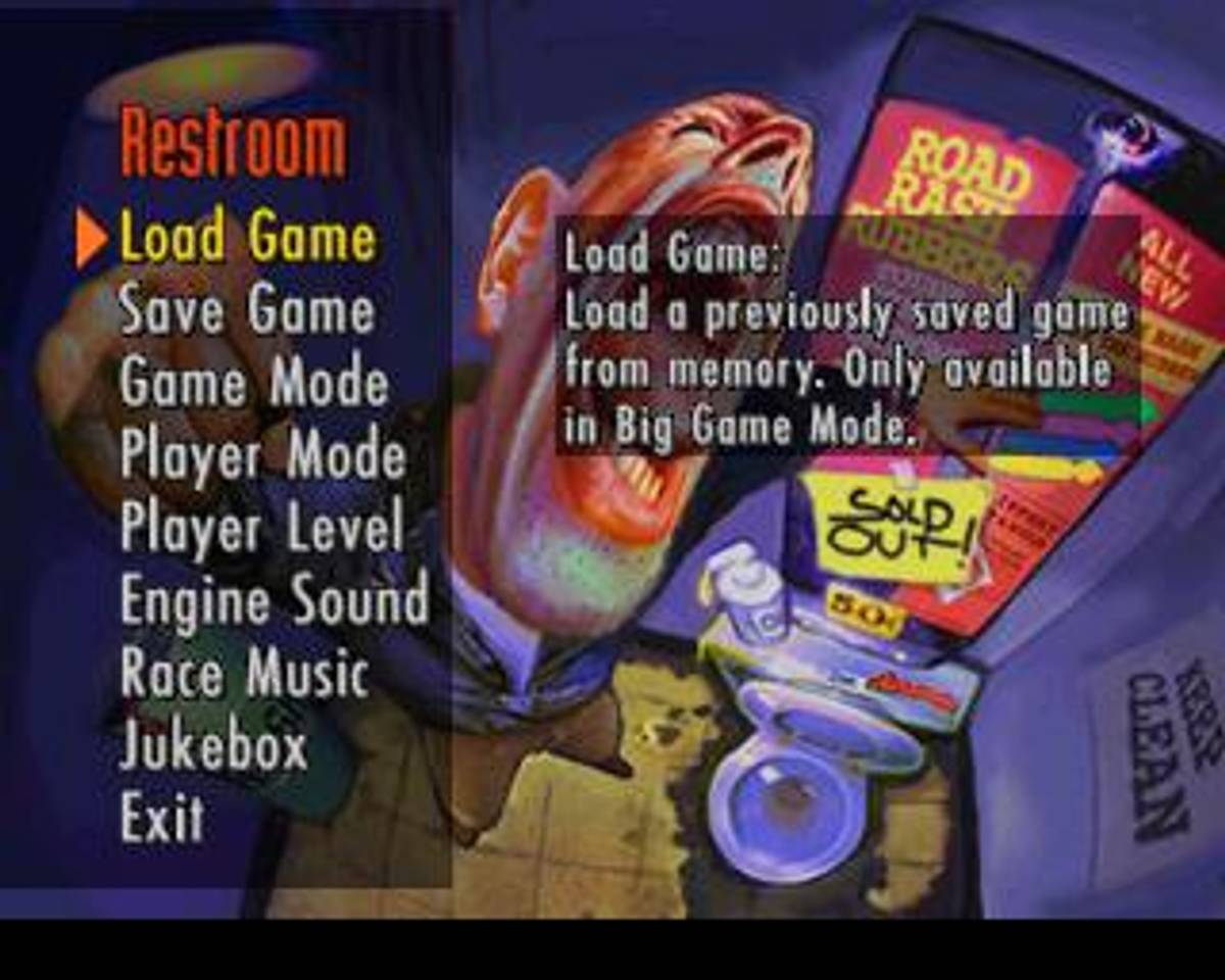Road Rash ISO - PS1 screenshot 2