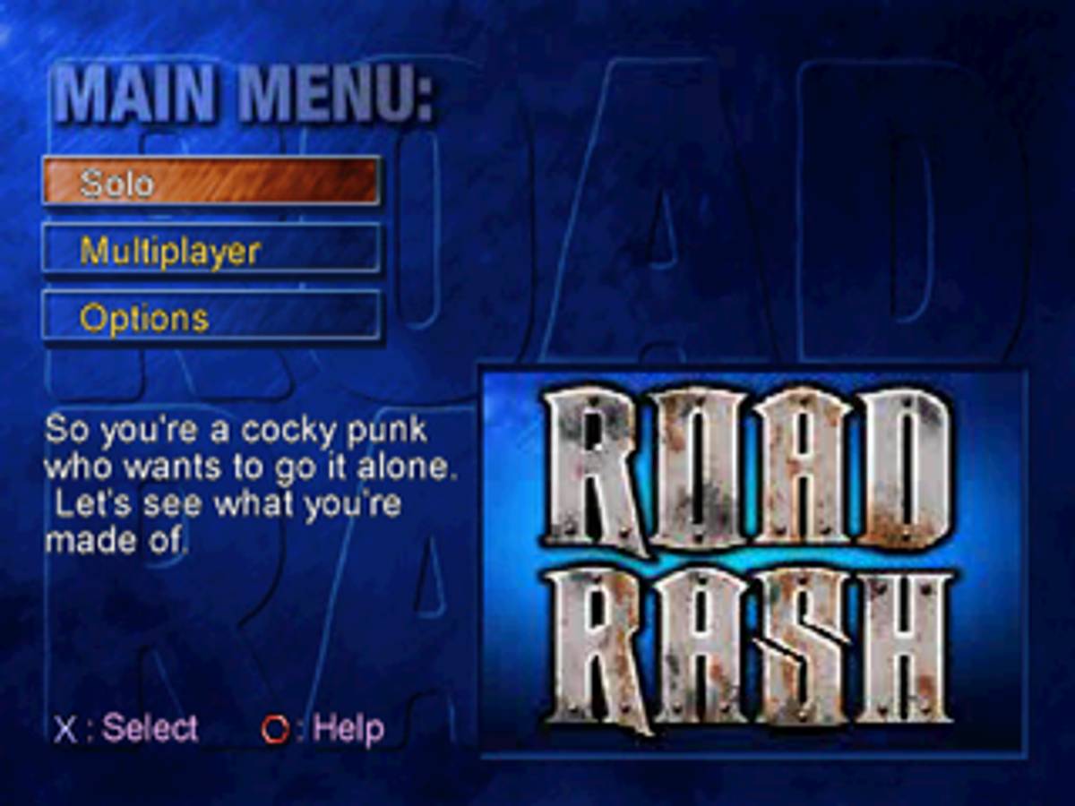 Road Rash: Jailbreak ISO - PS1 screenshot 1