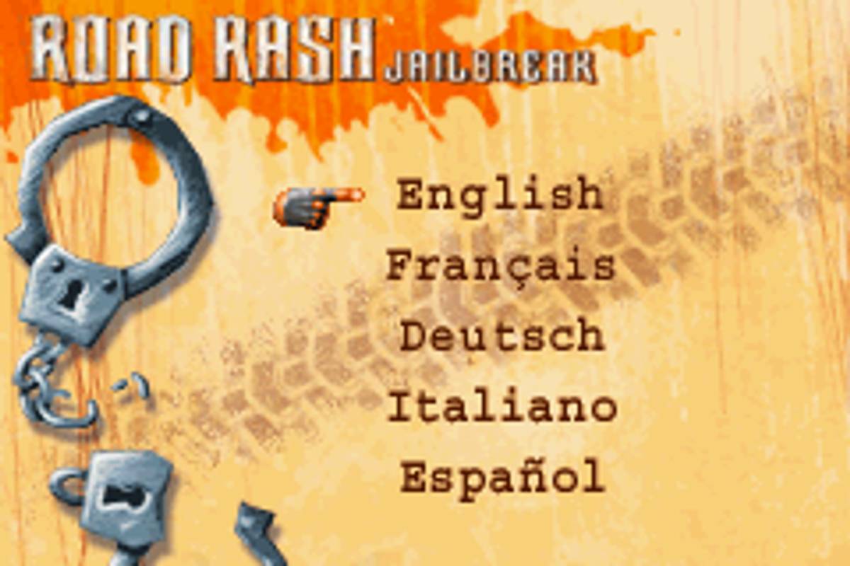 Road Rash: Jailbreak ROM - GBA screenshot 1