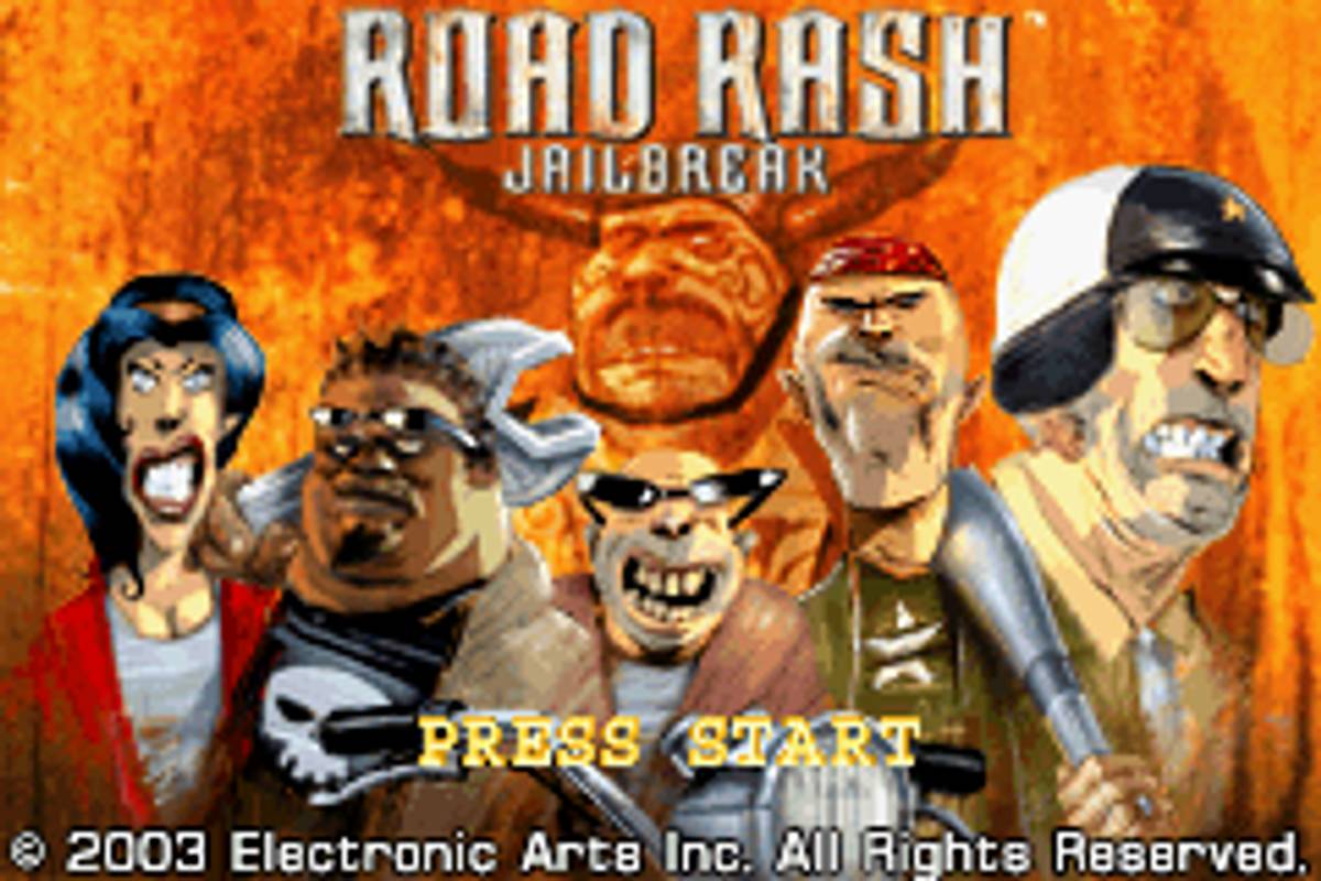 Road Rash: Jailbreak ROM - GBA screenshot 2