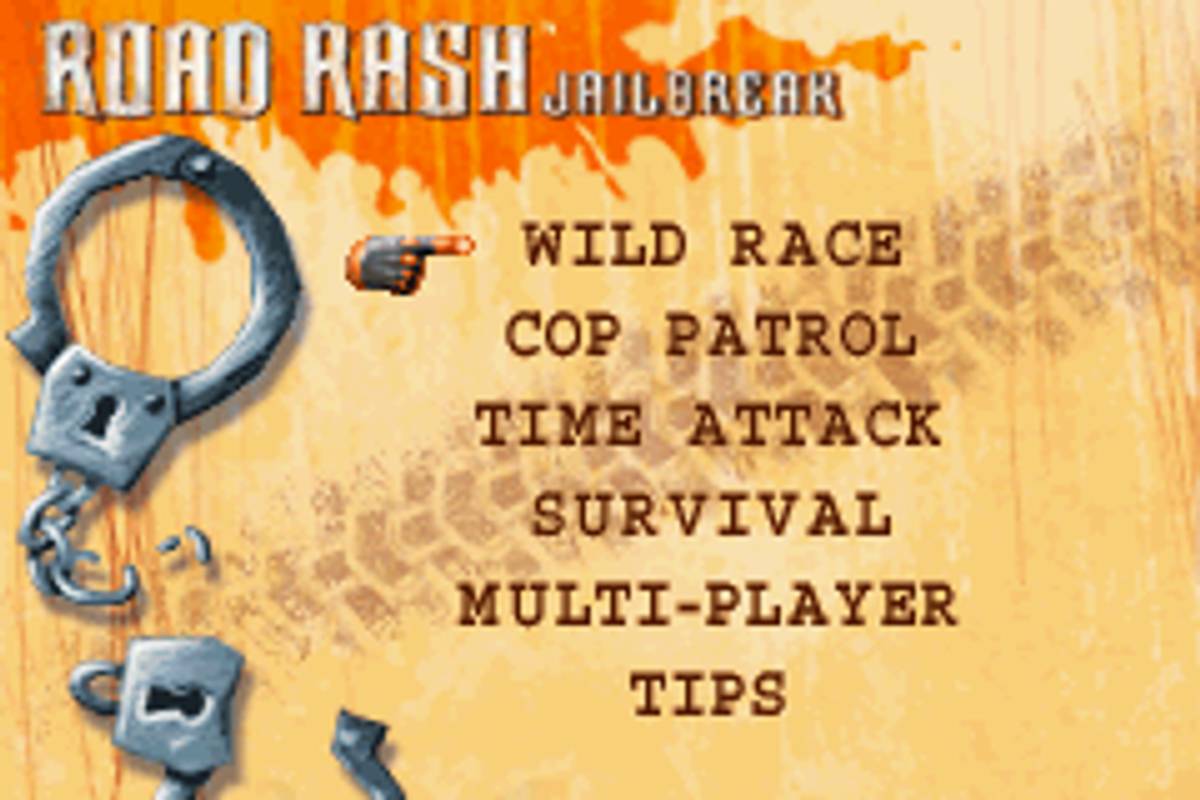 Road Rash: Jailbreak ROM - GBA screenshot 3