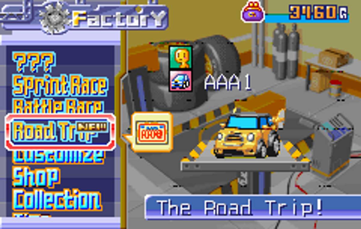 Road Trip: Shifting Gears ROM - GBA screenshot 2