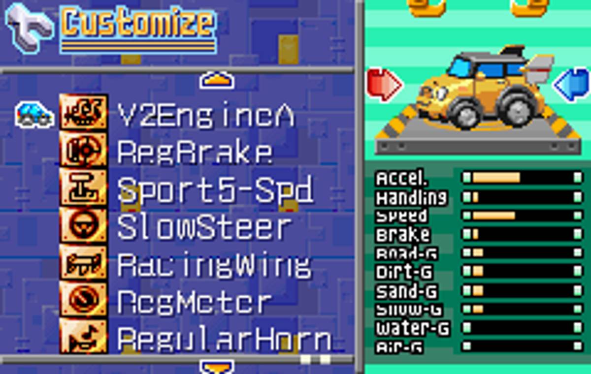 Road Trip: Shifting Gears ROM - GBA screenshot 3