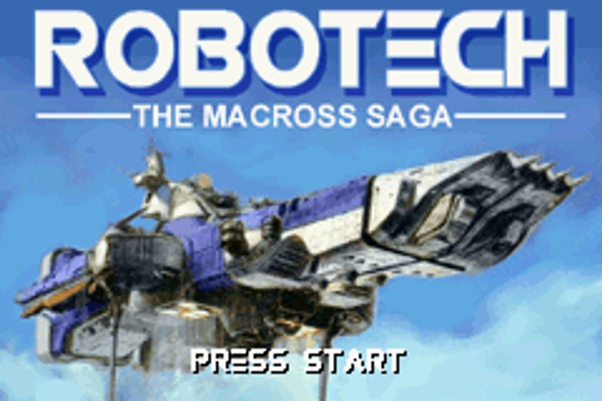 Robotech: The Macross Saga ROM - GBA screenshot 1