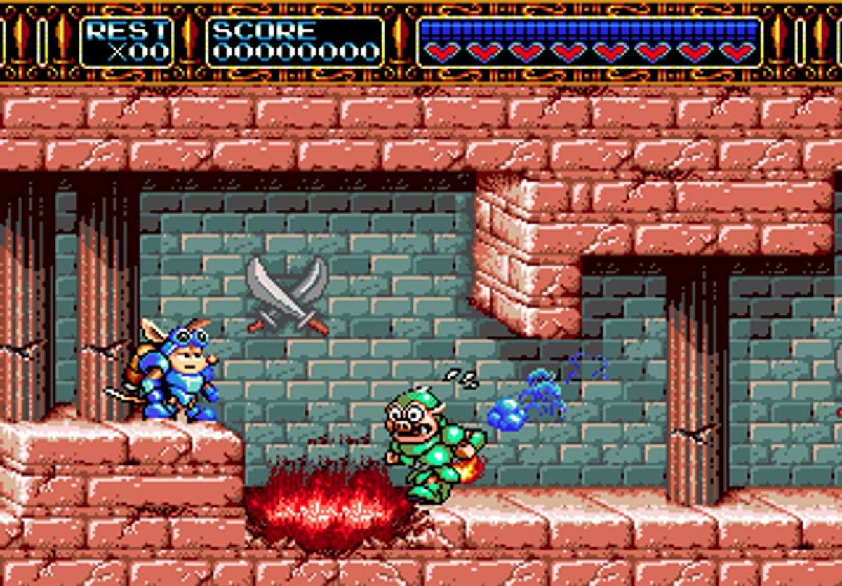 Rocket Knight Adventures ROM - Genesis screenshot 3