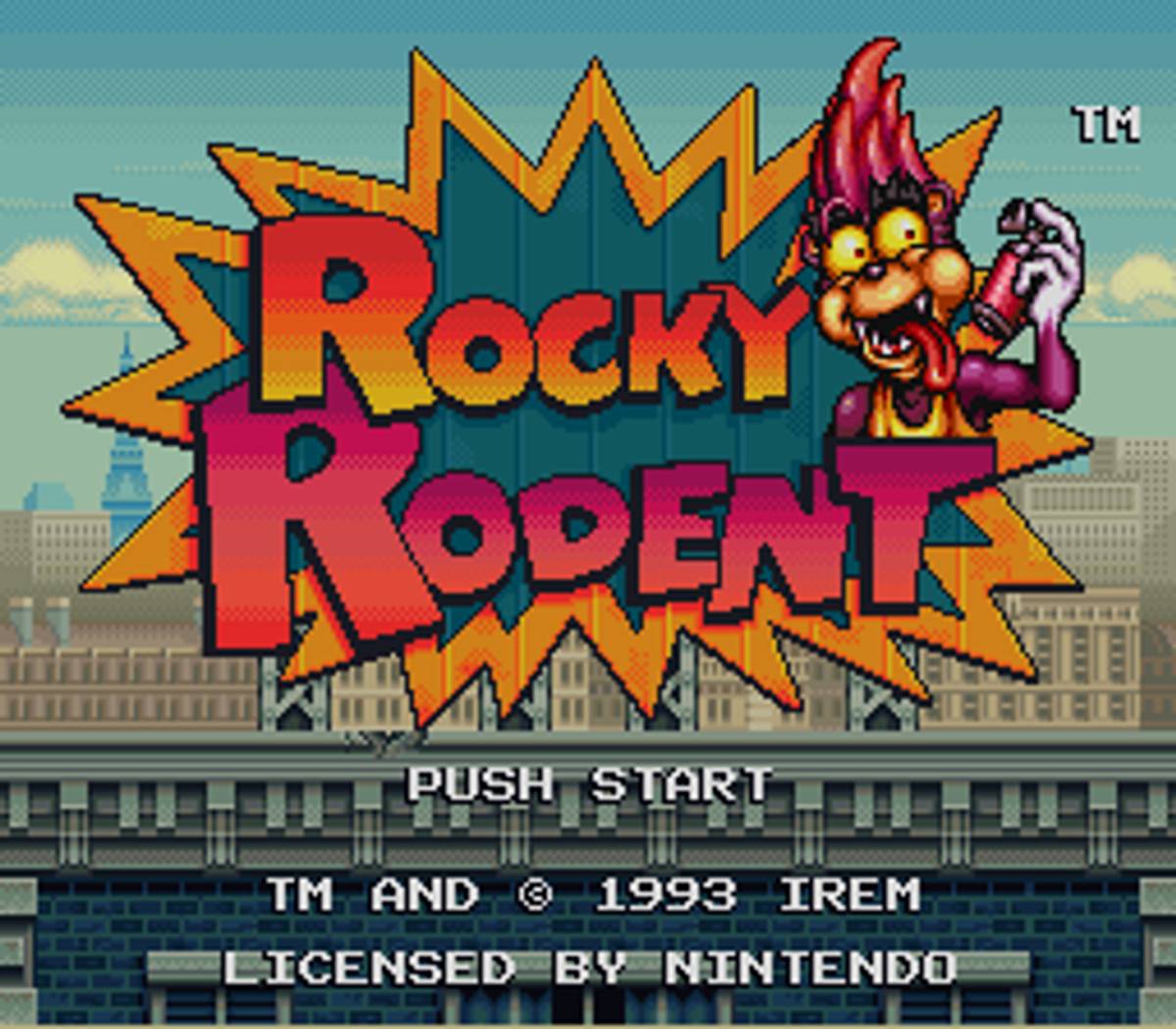 Rocky Rodent ROM - SNES screenshot 1