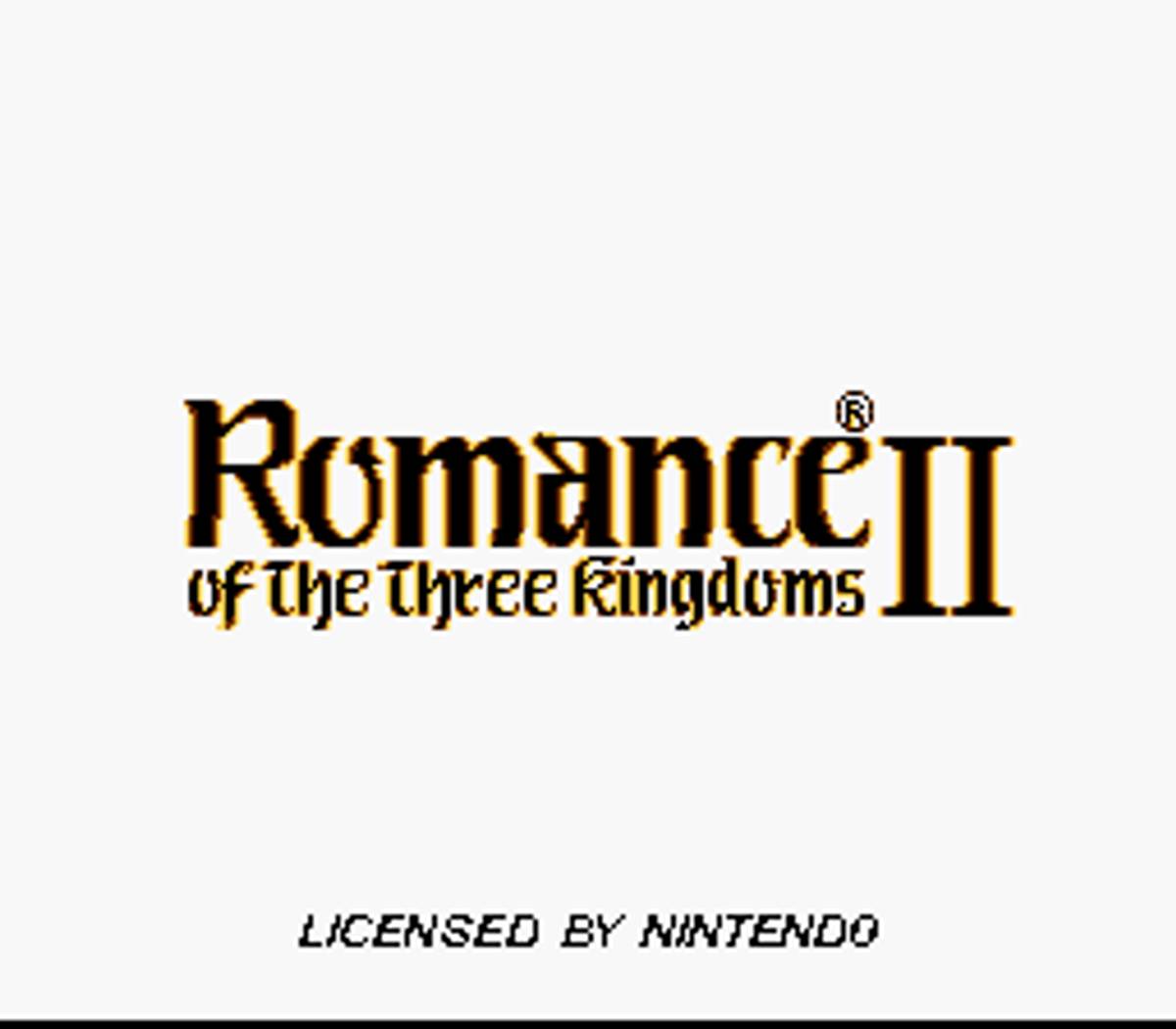 Romance of the Three Kingdoms II ROM - SNES screenshot 2