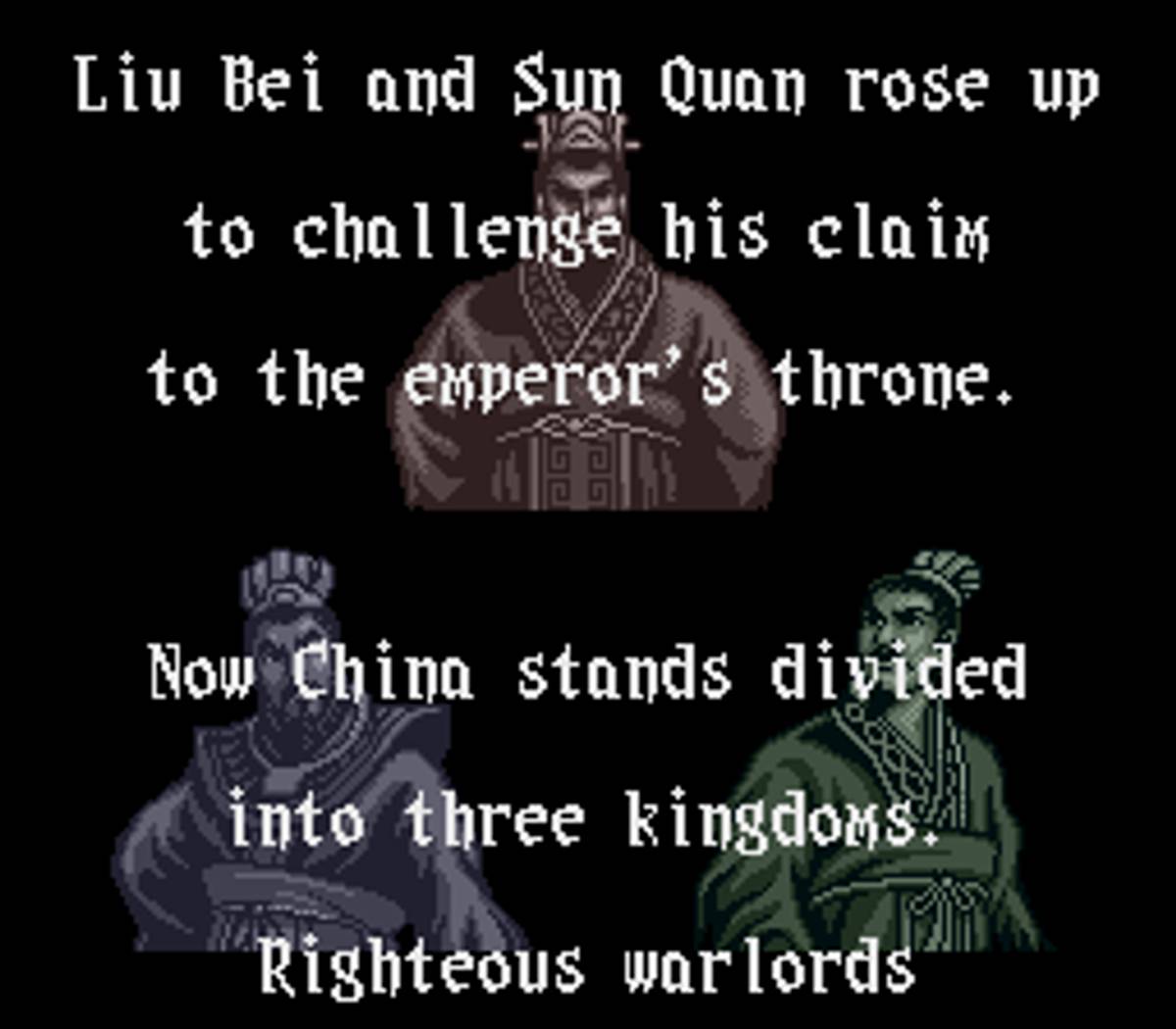 Romance of the Three Kingdoms III: Dragon of Destiny ROM - SNES screenshot 1