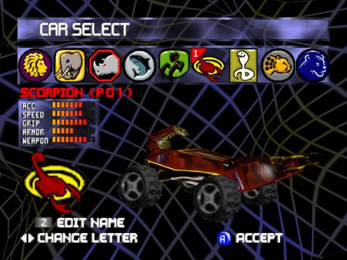 S.C.A.R.S. ROM - N64 screenshot 3