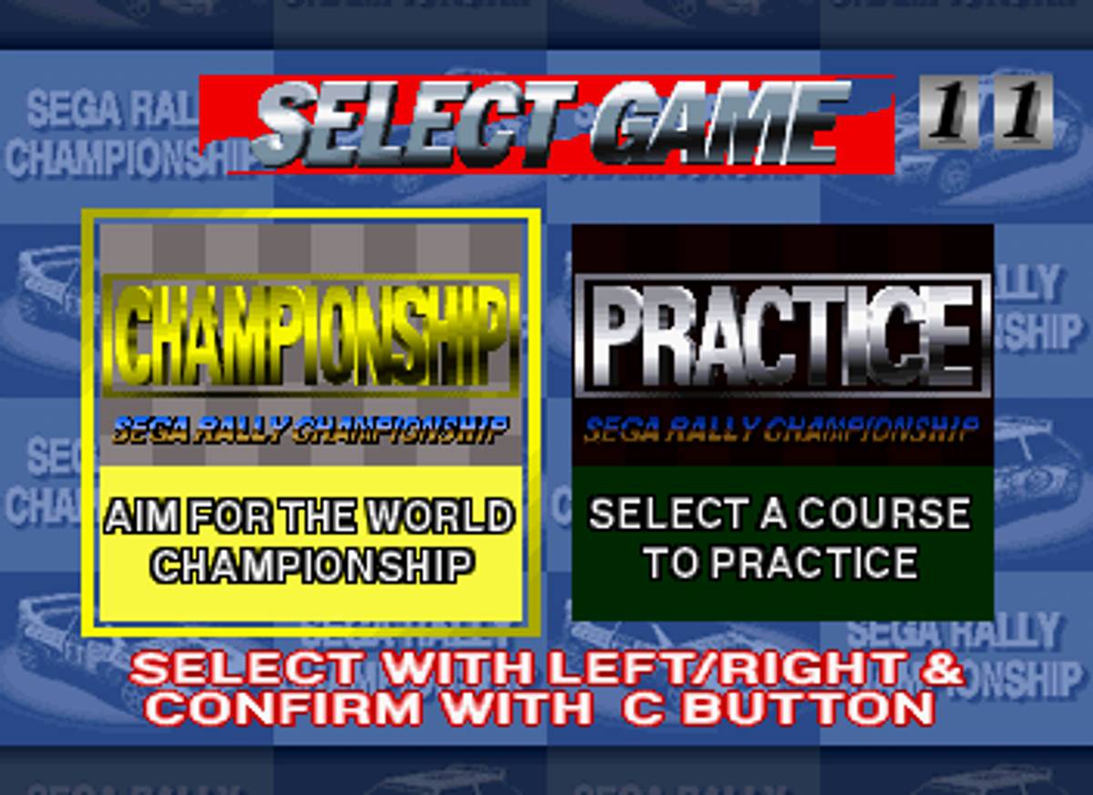 SEGA Rally Championship ISO - Saturn screenshot 4