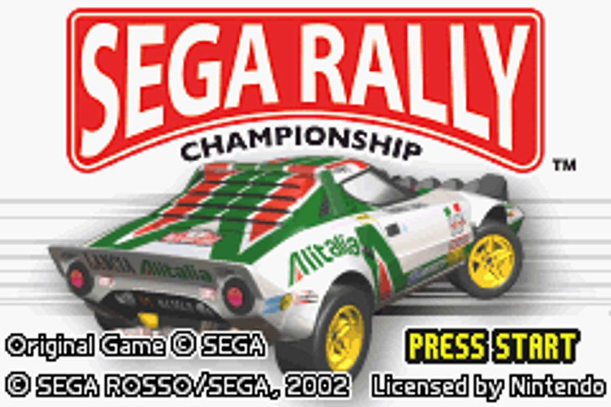 SEGA Rally Championship ROM - GBA screenshot 1