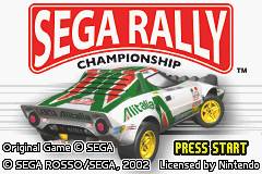 SEGA Rally Championship ROM - GBA screenshot 1