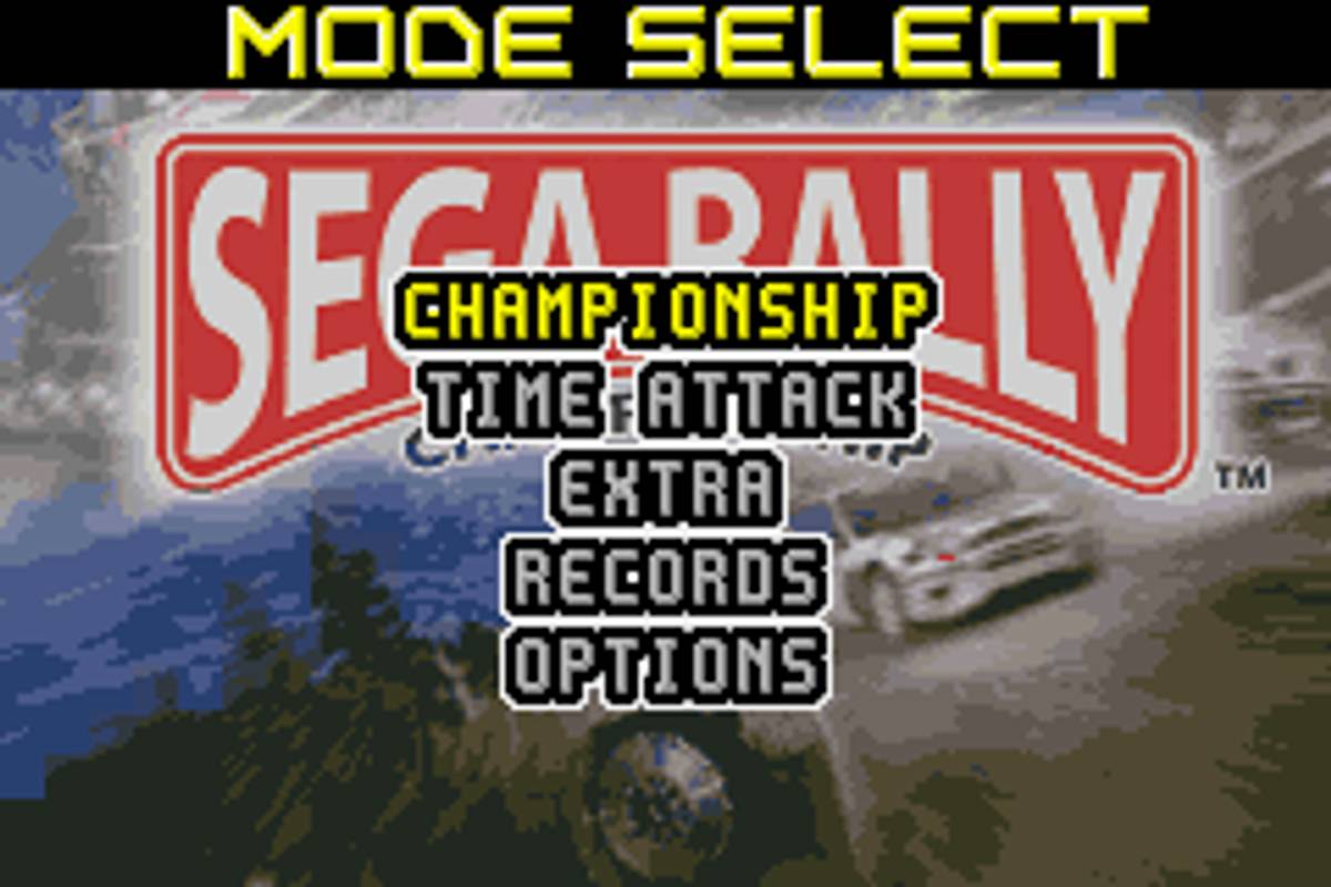 SEGA Rally Championship ROM - GBA screenshot 2