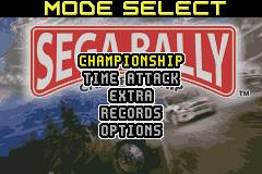 SEGA Rally Championship ROM - GBA screenshot 2