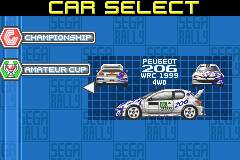 SEGA Rally Championship ROM - GBA screenshot 3