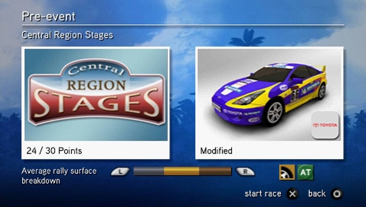 SEGA Rally Revo ISO - PSP screenshot 10