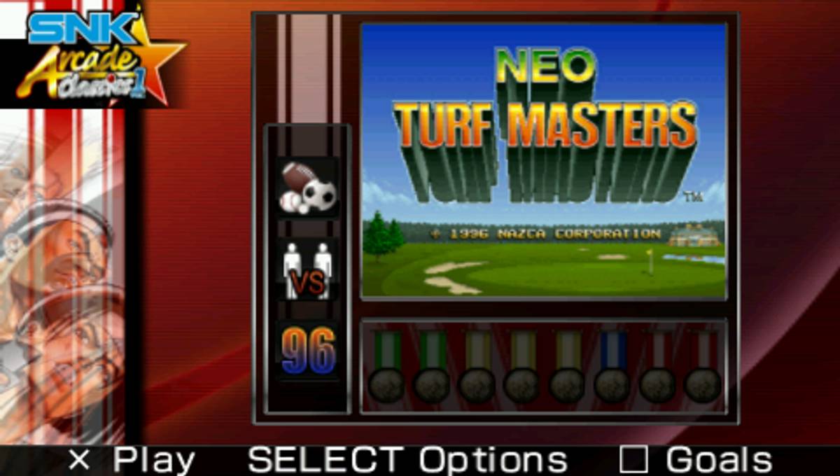 SNK Arcade Classics Vol. 1 ISO - PSP screenshot 2