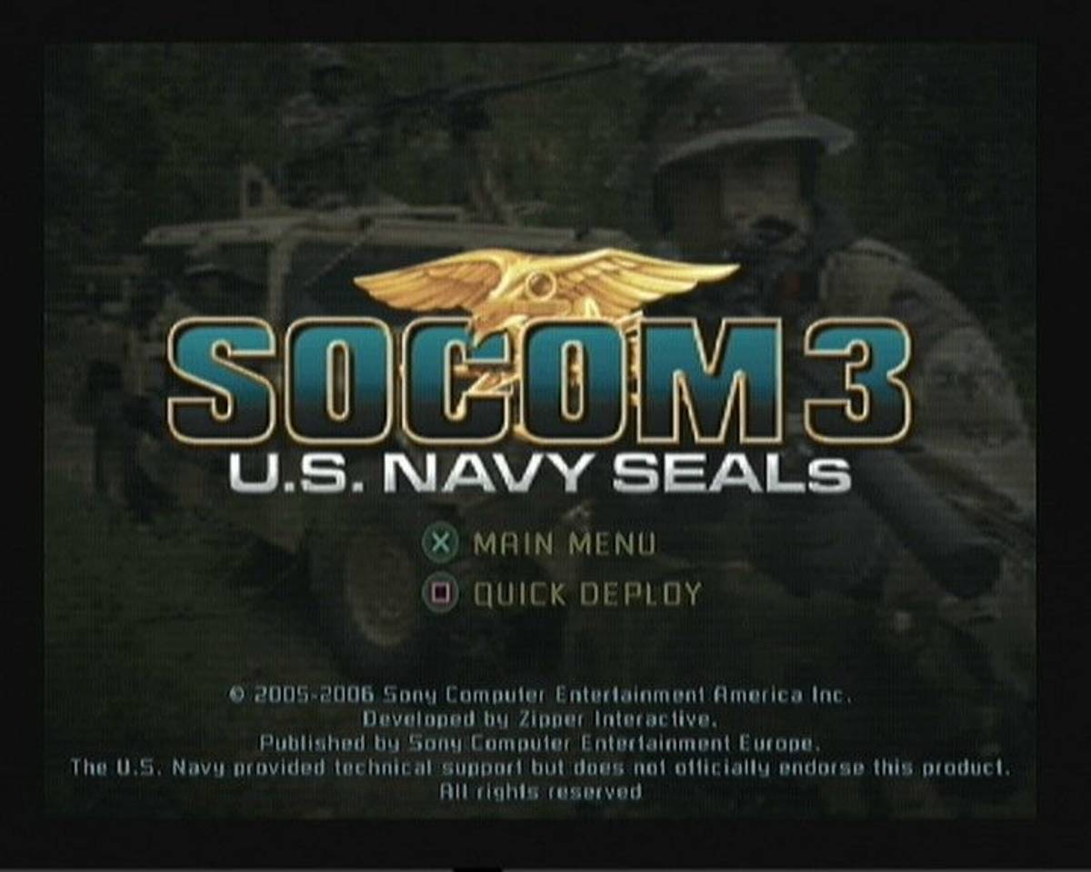 SOCOM 3: U.S. Navy SEALs ISO - PS2 screenshot 1
