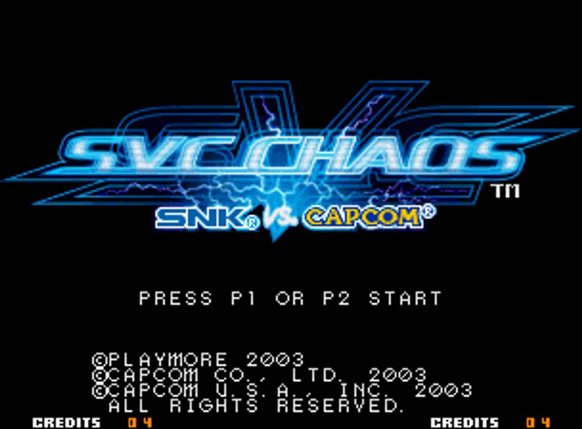 SVC Chaos: SNK vs. Capcom ROM - Neo Geo screenshot 1