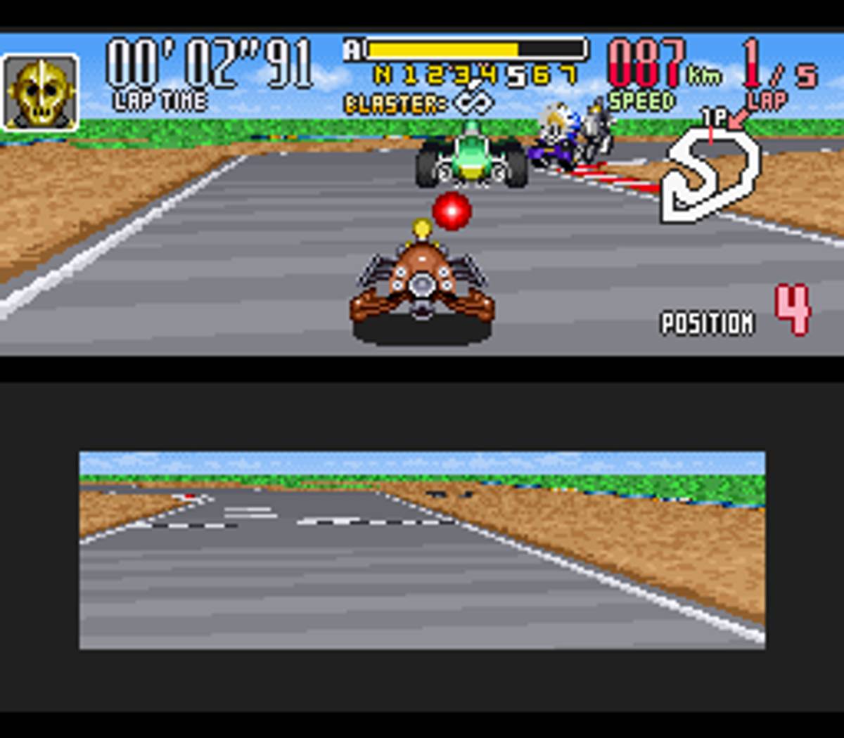 Saban's Power Rangers Zeo: Battle Racers ROM - SNES screenshot 6