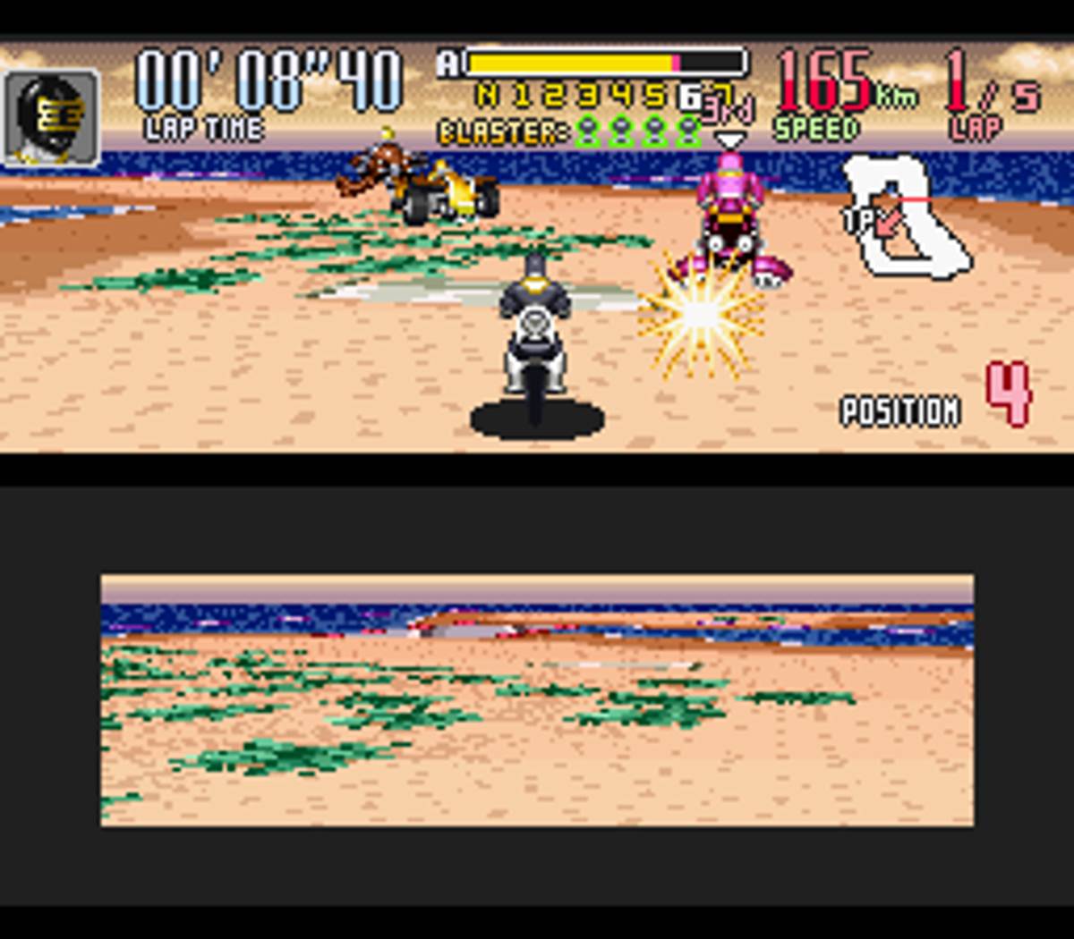 Saban's Power Rangers Zeo: Battle Racers ROM - SNES screenshot 9